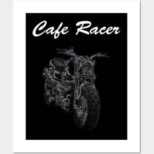 Cafe Racer Motor Bike Posters and Art